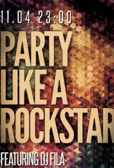 Party «Like A Rockstar»: DJ Fila