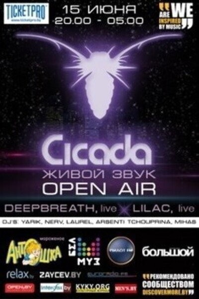 Фестиваль живой и электронной музыки с участием  британской группы «Cicada»