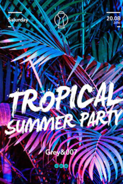 Tropical summer party