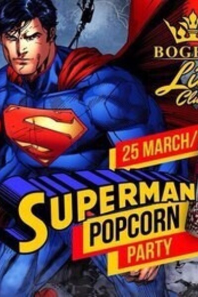 Superman popcorn party