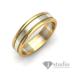 jstudio Кольцо обручальное Ю-233к