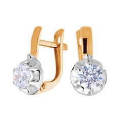 Jeweller Karat Серьги золотые с фианитами арт. 1127597