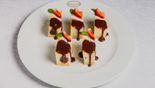 Cheesecake with Chocolate and Strawberries (1/60 g)