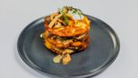 Potato pancakes with baked ham and mushrooms (470 g)