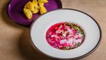 Холодник из свеклы с печеным картофелем (250/100 г)