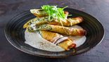 Pancakes with ricotta, spinach and Dorblu cheese (180/70/5 g)
