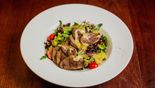 Salad with Beef Tongue and Honey Mustard Dressing (220 g)