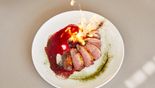 Duck Breast with Belarusian Cherry, Honey and Red Wine Reduction Sauce (140/100 g)