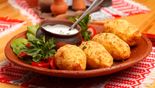 Калдуны бульбяныя з мясам і грыбамі (350/100/10 г)