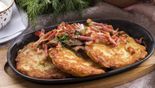 Potato pancakes with white mushrooms (340/100 g)