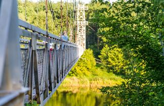 В Беларуси демонтируют самый длинный подвесной мост