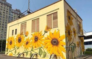 В Минске оживают подстанции с помощью ярких муралов