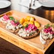 Фаршмак из сельди с яблоком и запеченным картофелем (370/100/2 г)