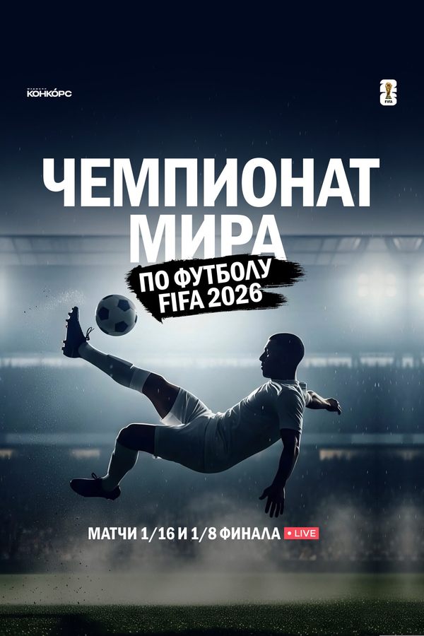 Трансляции футбольных матчей на фудмолле Конкорс. Чемпионат мира по футболу 2026