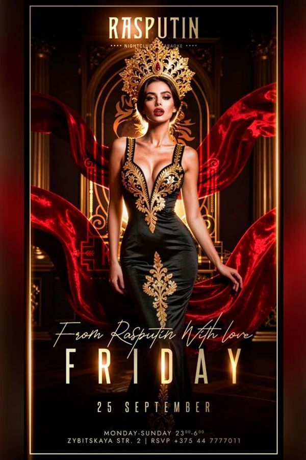 Friday at Rasputin nightclub and karaoke