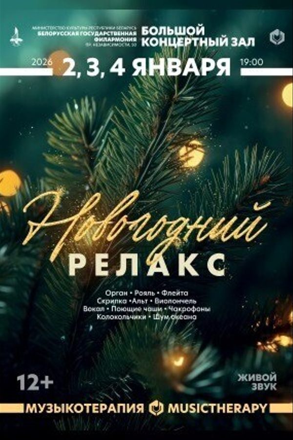 Концерт «Музыкотерапия. Новогодний релакс»