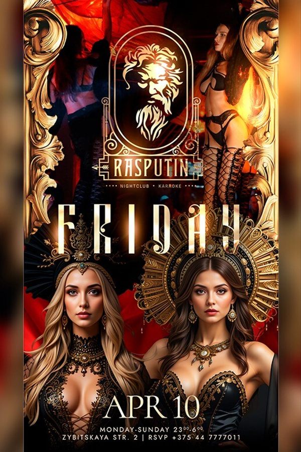 Friday at Rasputin nightclub and karaoke