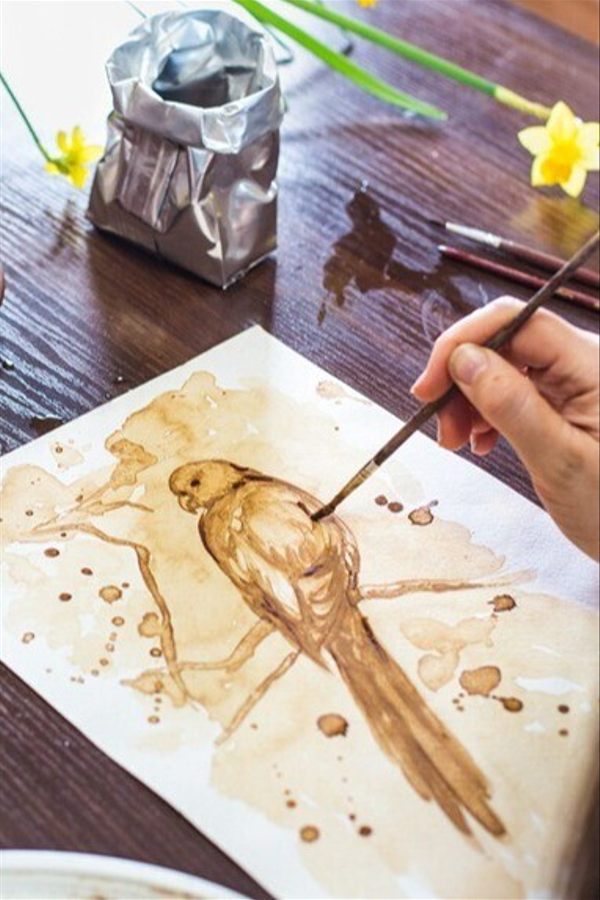 Арт-вечеринка «Кофейная живопись»