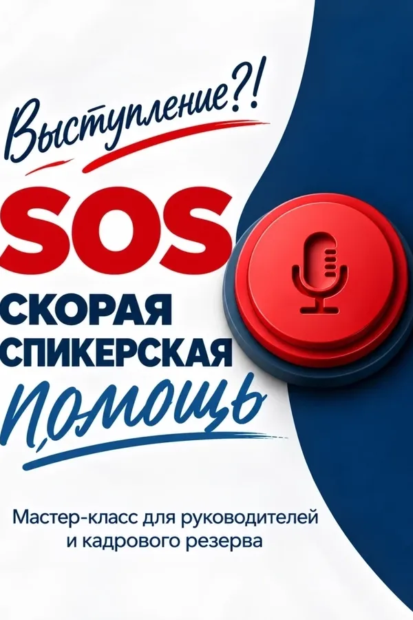 «Скорая спикерская помощь» — мастер-класс по подготовке вашего Вы