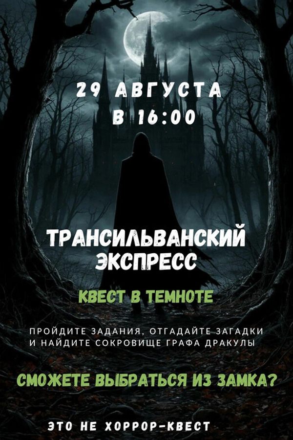 Квест-приключение «Трансильванский экспресс»
