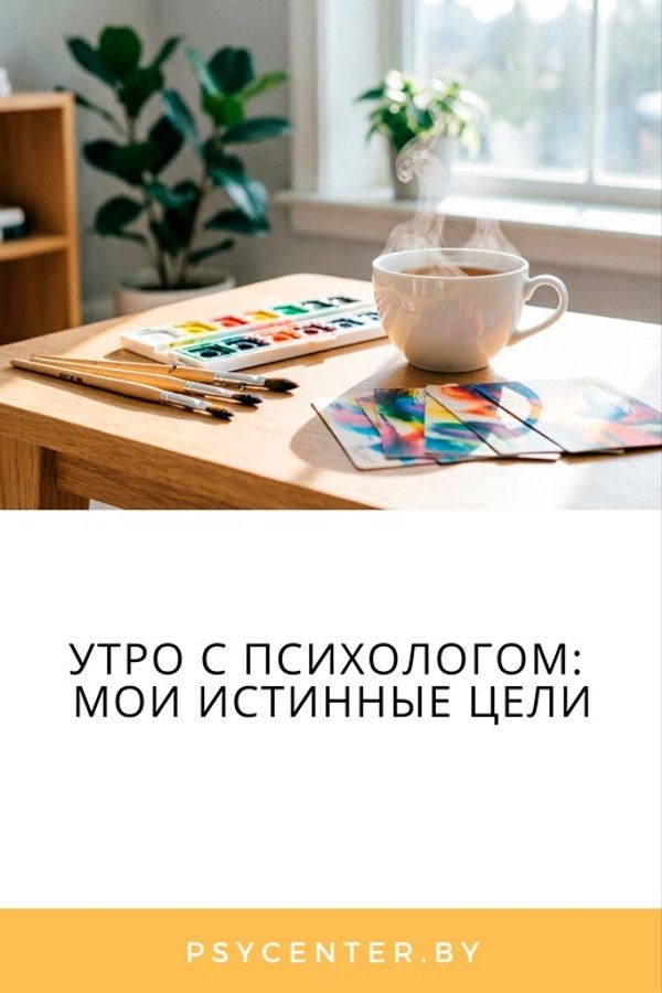 Тренинг «‎Утро с психологом: мои истинные цели»