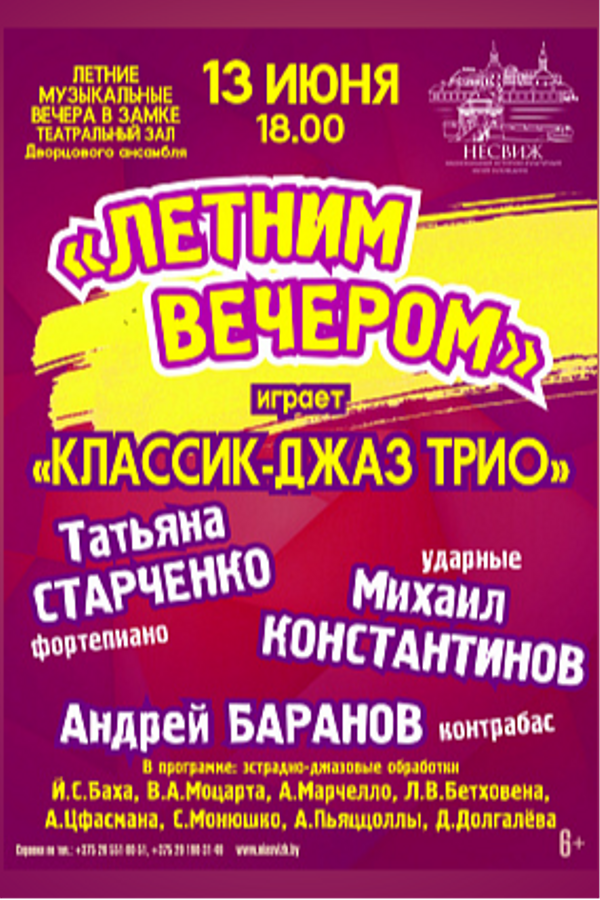 Концертная программа «Летним вечером»