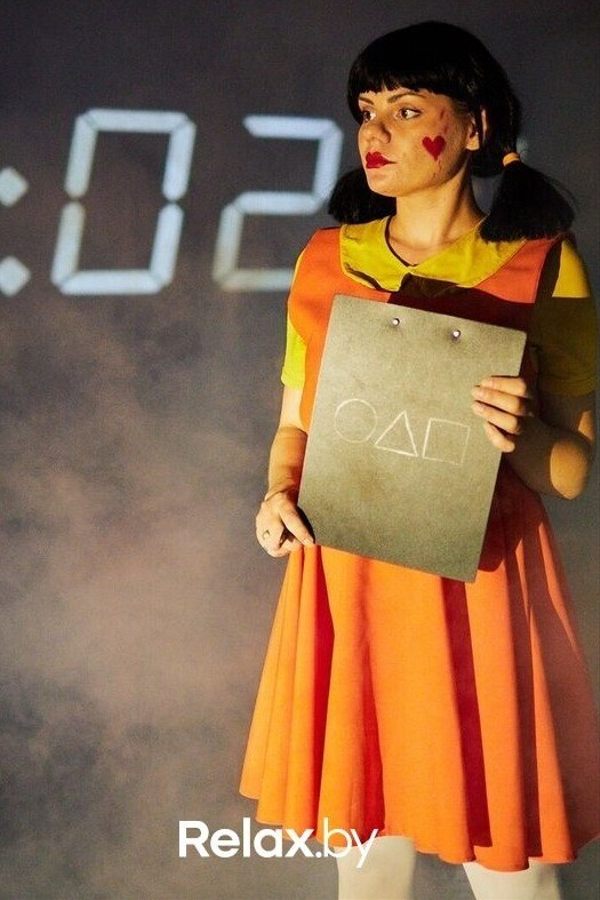 Квест с шоу-игрой «Игра в кальмара»