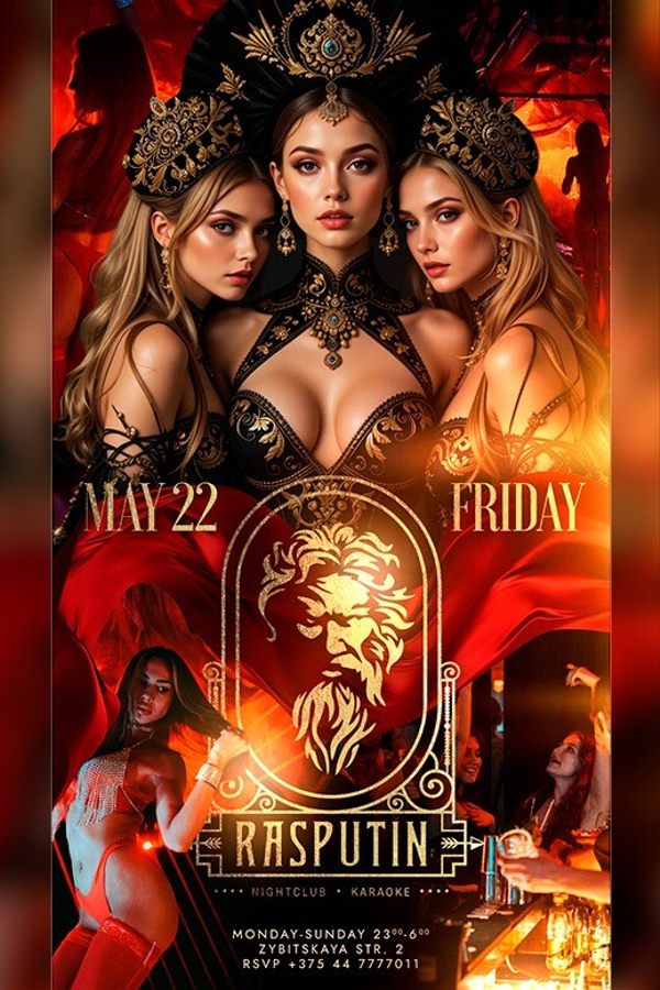Friday at Rasputin nightclub and karaoke