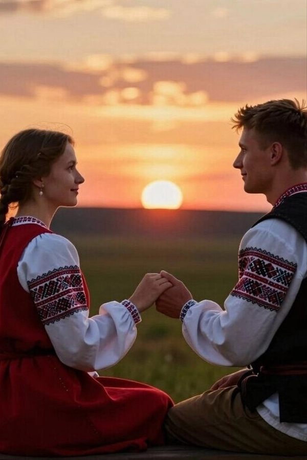 У промнях пяшчотнага сонца!