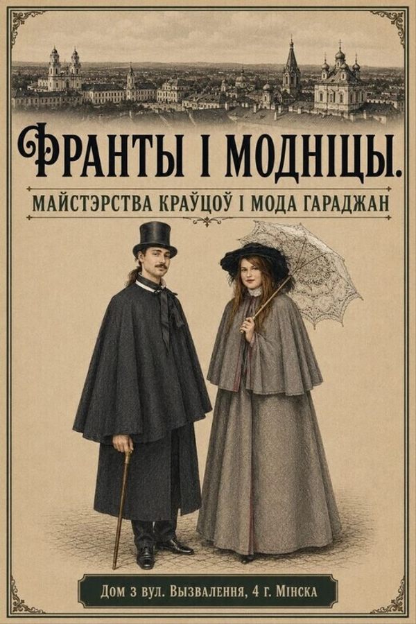 Выставка «Франты i Моднiцы. Майстэрства краўцоў i мода гараджан»
