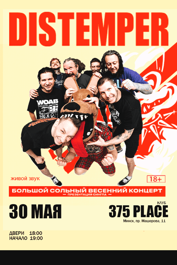 Концерт группы «‎Distemper»