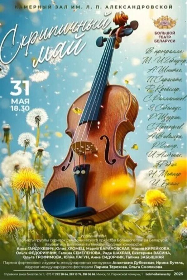 Концерт скрипичной музыки «Скрипичный май»