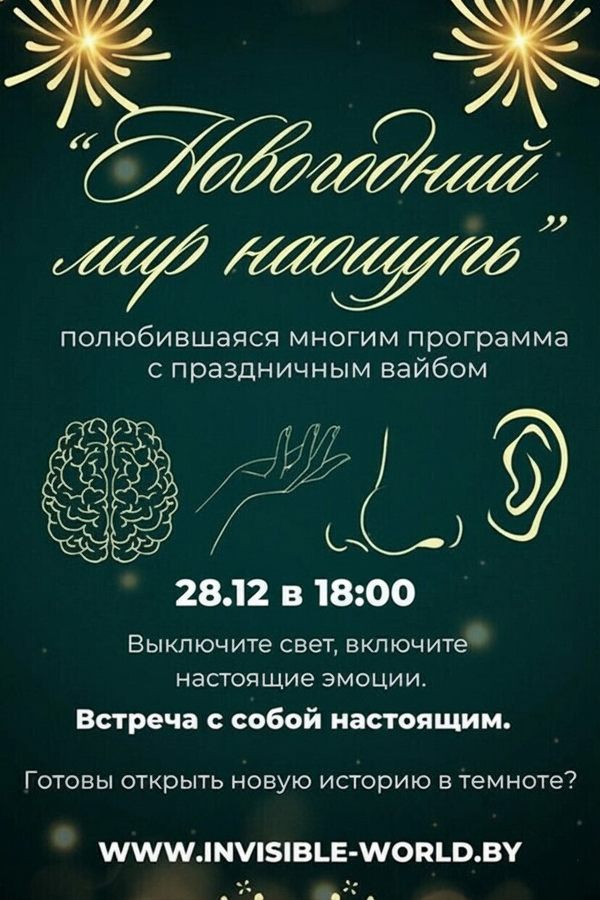 Интерактивный квест в темноте «Новогодний мир наощупь»