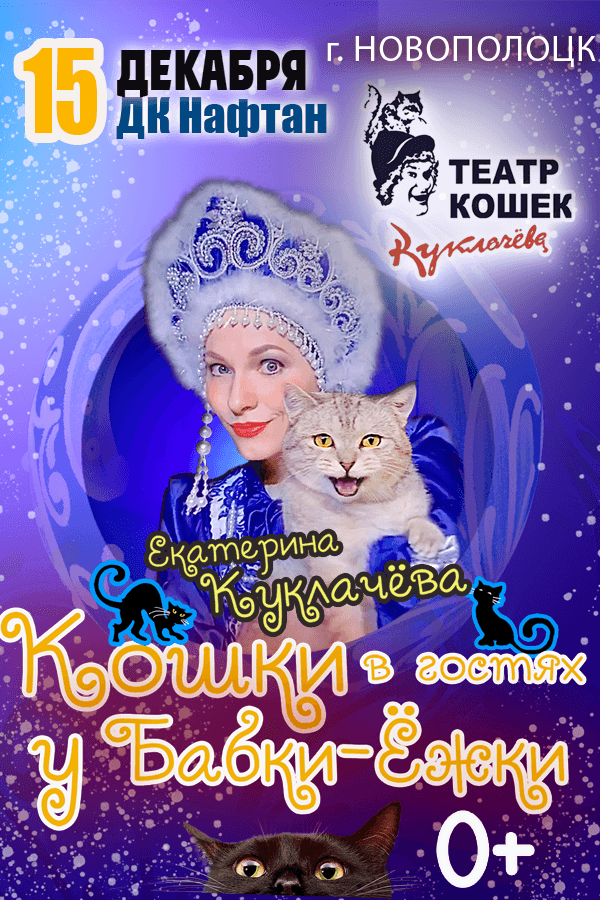 Спектакль «Кошки в гостях у Бабки-Ёжки» «Театр Кошек Куклачёва»