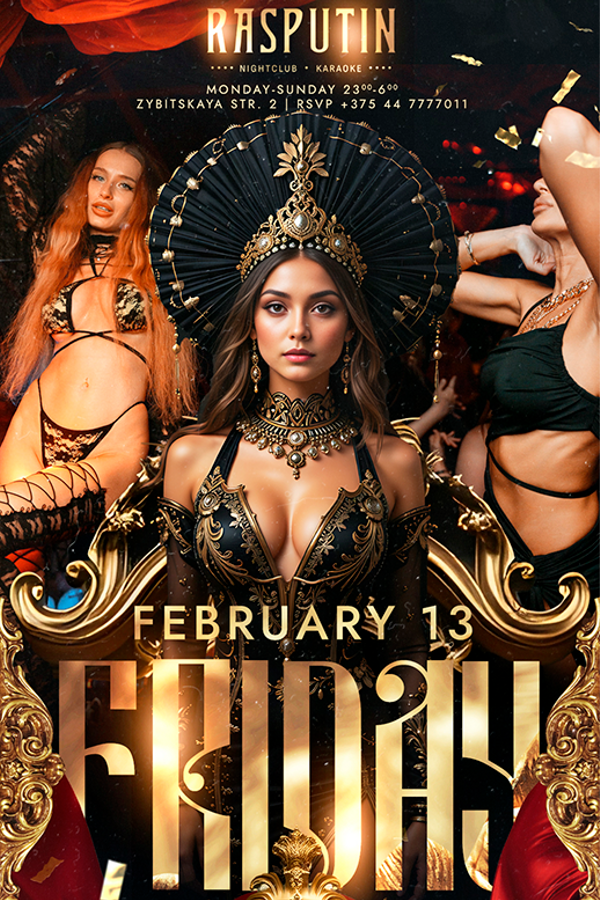 Friday at Rasputin nightclub and karaoke