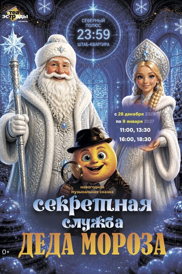 Новогодняя музыкальная сказка «Секретная служба Деда Мороза»