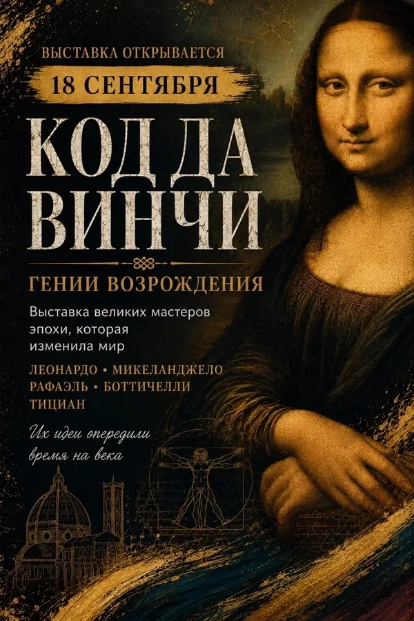 Выставка «Код да Винчи. Гении Возрождения»