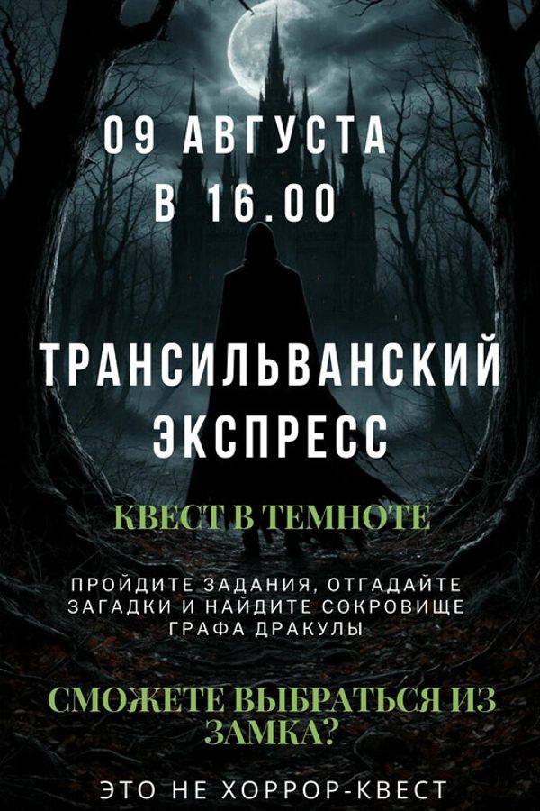 Квест-приключение «Трансильванский экспресс»