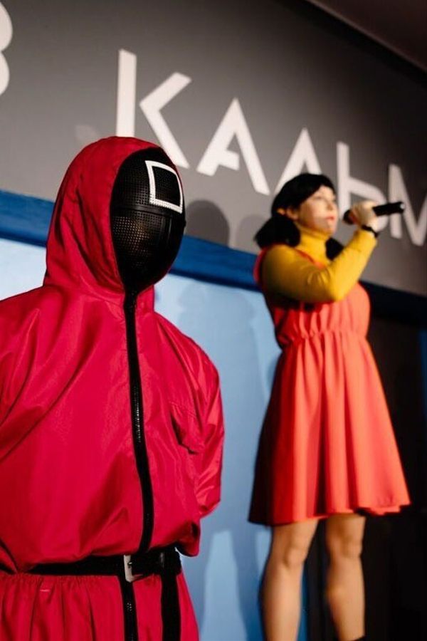 День рождения с шоу-игрой «Игра в кальмара»