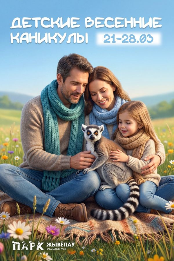 Весенние каникулы в Парке животных