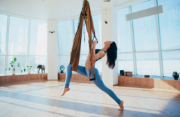 Скидка 30% на абонемент на группы «йога в воздухе» или «пилатес в воздухе»