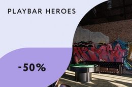 Скидка 50% на игровую зону в счастливые часы