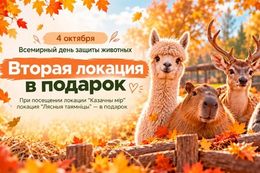 Акция «Вторая локация в подарок при покупке билета в локацию «Казачны мiр»