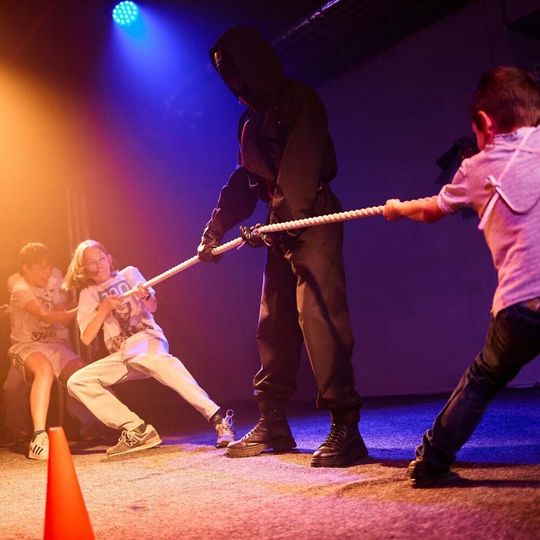 Игра на площадке «Игра в кальмара»