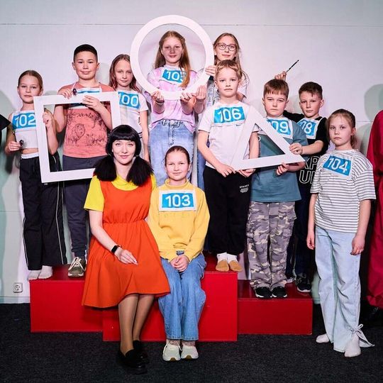 Игра на площадке «Игра в кальмара»