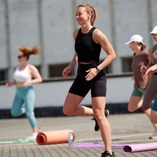 Фитнес на крыше