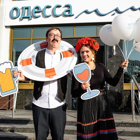 Открытие кафе «Одесса-Мама» в ТРЦ Титан