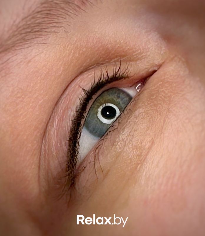 Перманентный макияж век — межресничка Студия «ГЕЛЕНС» - фото 7744587