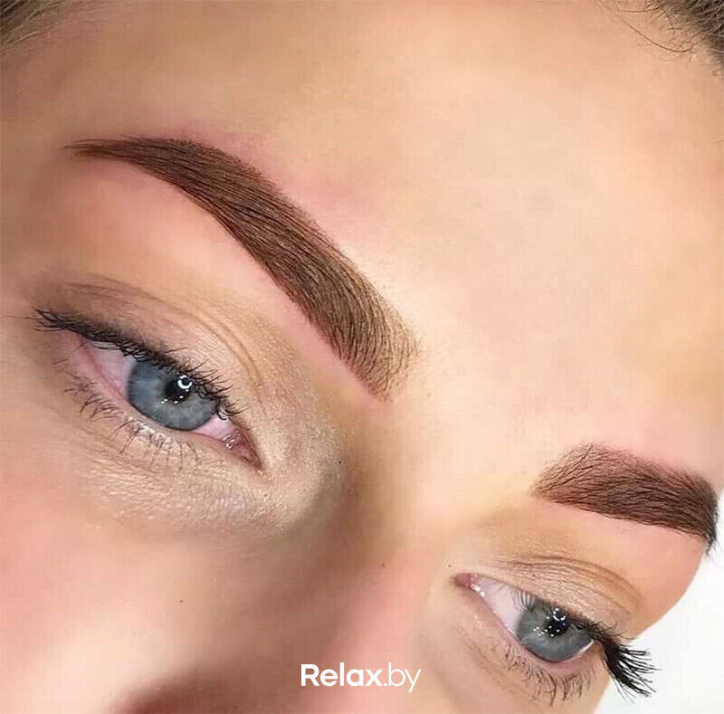 перманентный макияж на бровях
