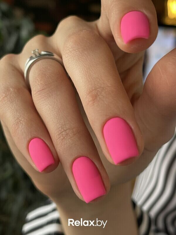 матовый маникюр